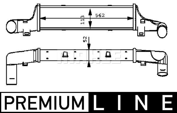 730496113 TURBOSARJ RADYATORU MERCEDES SPRINTER B906 . VW CRAFTER 30-35-50 A9065010301-2E0145804