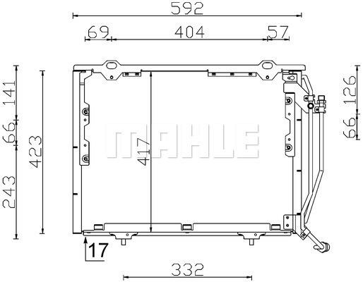 754381221 KLIMA TUPU MERCEDES A-CLASS W168 97 04 A1688300458