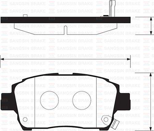 790223339 ÖN FREN BALATA TOYOTA YARIS 1.3L 2NZ-FE NCP10 japon üretim 99-02 abs li araçlar için 0446517101-0446552011-0446517140