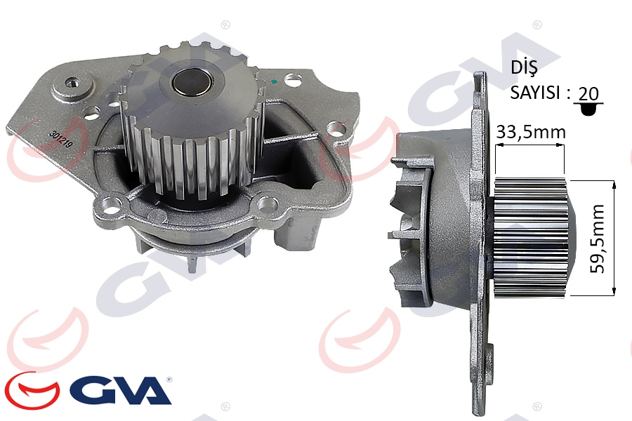 796501992 DEVİRDAİM PSA/FORD 407-C5 04-10 MONDEO 07-12 2.0HDİ/TDİ- JUMPER 2.2HDİ PA861 1201.E8-1432630-1609402180