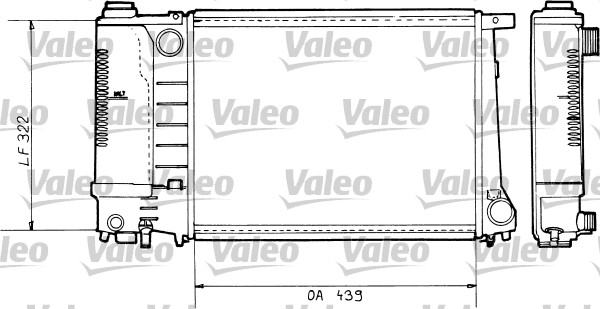 810796256 x RADYATÖR CLASSIC POLO 1.0-1.3 85-94 MEK 322x433x34 867121253L-867121253AB