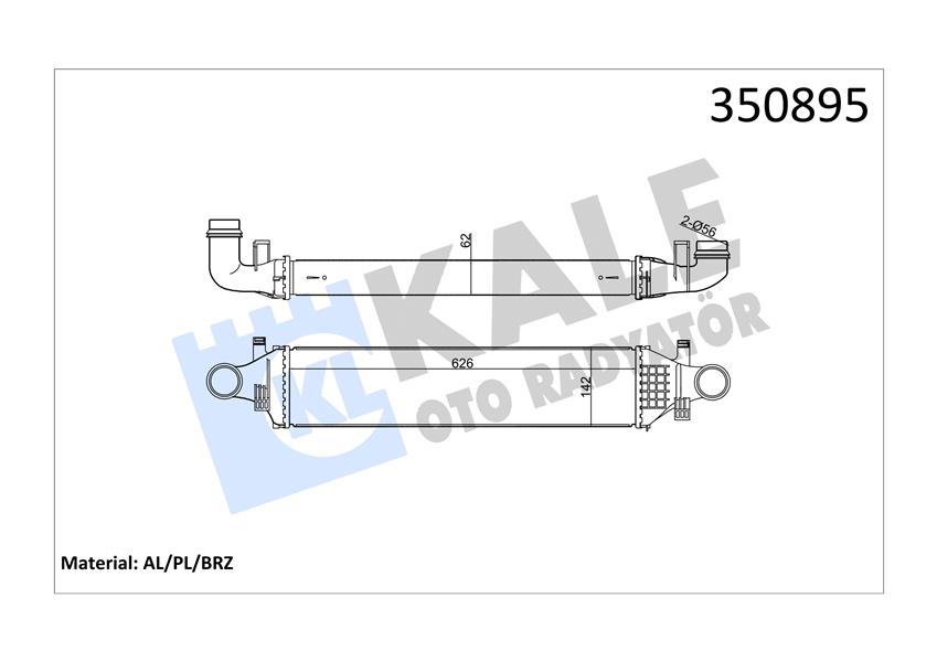 836136441 YAG SOGUTUCUSU MERCEDES VITO OM622 W447 14 . RENAULT R9M 1.6 dCi TRAFIC TALISMAN MEGANE KADJAR FLUENCE A6221800011-152081926R