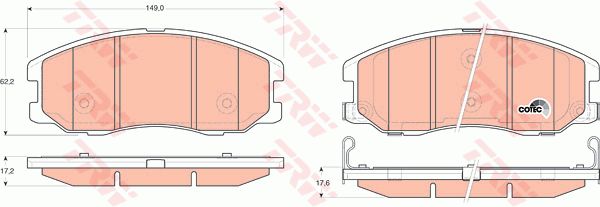 837004723 ÖN FREN AYNASI MOKKA 12 CHEVROLET TRAX 12 300x26x5DL HAVALI 13502059-569091