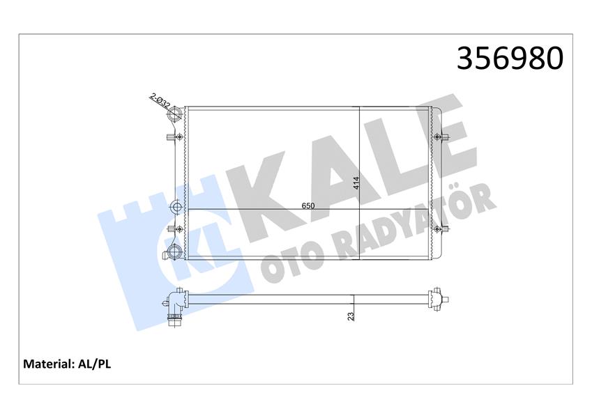 854148132 TURBO RADYATÖRÜ INTERCOOLER MGN IV GRANDTOUR 1.2 Tce 16 NISSAN QASHQAI 1.2 DIG-T 144614ED0A