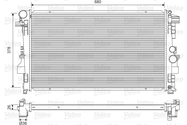 859237272 x TURBO RADYATÖRÜ INTERCOOLER BORA-GOLF IV-A3-LEON-OCTAVIA 1.9 TDI 1J0145803N