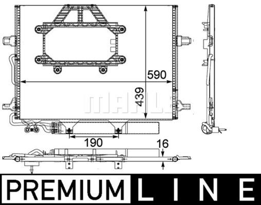 865074021 KLIMA RADYATORU MERCEDES W124 S124 A124 C124 A1248301670