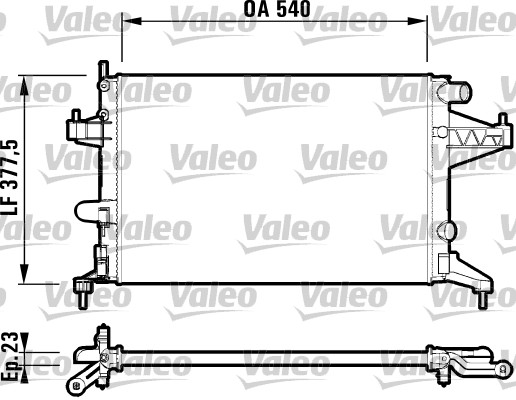 868612376 TURBO RADYATÖRÜ INTERCOOLER BERLINGO 04 C4 04 P308 07 PARTNER 04 1.6HDI AL/PL/BRZ 300x147x76 0384.L4