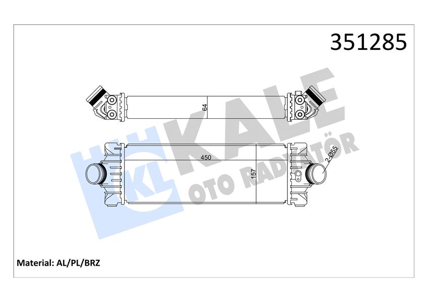 882823998 TURBO RADTYATORU C MAX II FOCUS III TRANSIT CONNECT TOURNEO CONNECT 1.5TDCI 11 1712541BV619L440CD BV61-9L440