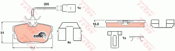 927733957 ARKA BALATA JAGUAR STYPE 2.5 V6-4.2 V8 02 XJ 3.0-3.5-4.2 03 09 C2C8342-C2C20585-XR830140