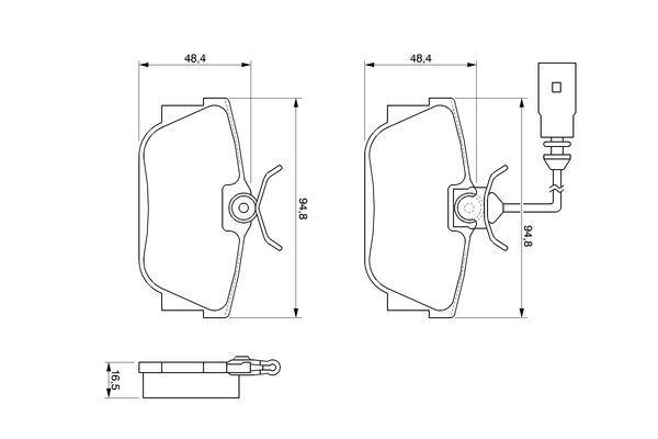 953448673 ARKA BALATA JAGUAR STYPE 2.5 V6-4.2 V8 02 XJ 3.0-3.5-4.2 03 09 C2C8342-C2C20585-XR830140