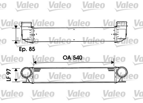 957222753 TURBOSARJ RADYATORU MERCEDES E-CLASS W210 S210 A2105000400