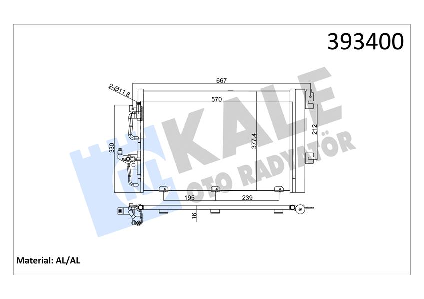 131280827 RADYATÖR PASSAT 96-00 A4 95-01 A6 00-05 ADP-AHL-ANA-ARM AC KLİMASIZ MEK OTOM 630x412x34 8D0121251BC-8D0121251M