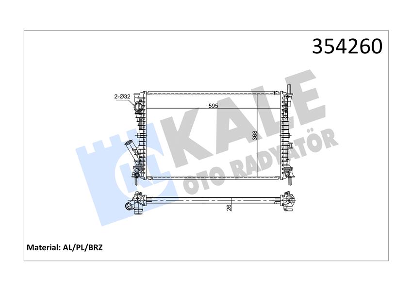 163917440 RADYATOR YEDEK SU DEPOSU MERCEDES X164 W164 C197 R197 A1645000049