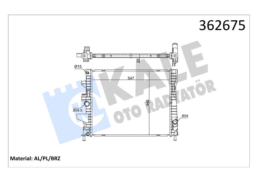 219397102 TURBO INTERCOLL RADYATORU MONDEO IV 07 14 S MAX GALAXY 06 1.6 ECOBOOST VOLVO V70 III 135 T4 10 15 V60 I 155. 157 T4F 11 15 S80 II 124 T4F 11 15 S60 II 134 T4F-T3-T4 11 15 1721229 1764318 1802303 31305