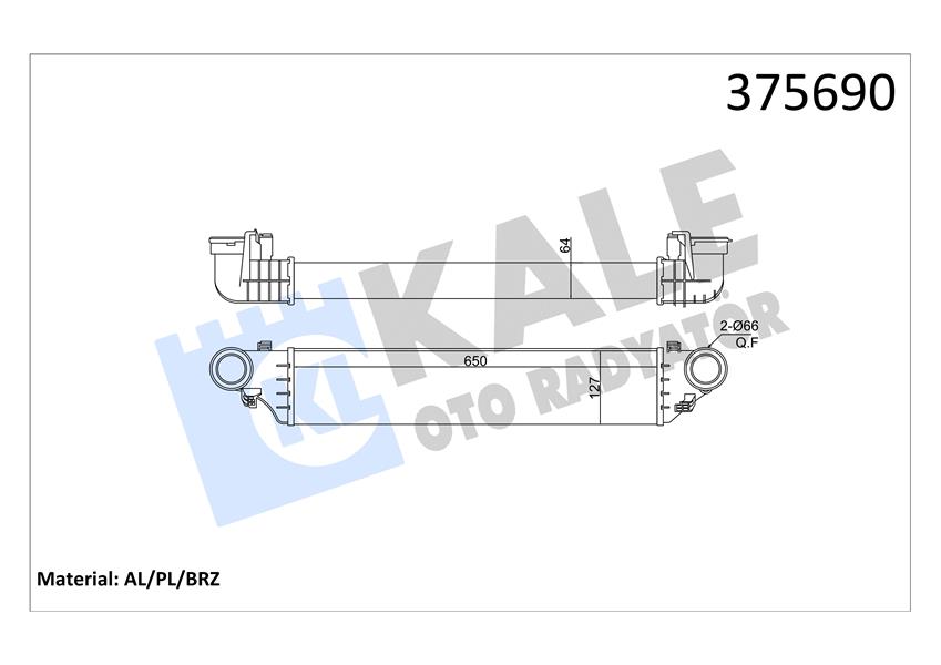 254209729 x RADYATÖR CLASSIC FIAT SEICENTO 1.1 98-10 23x285x450 AC /- 46558704