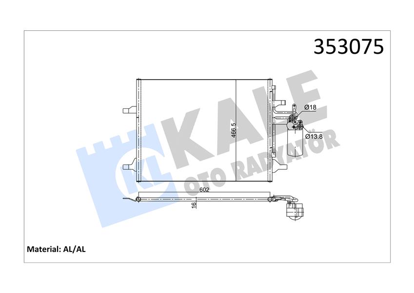 268544191 YAĞ SOĞUTUCU VOLVO S60 2.0T 00 S80 2.8T6 3.0 98-06 V70 97-04 XC90 02 XC70 S70 97-00 C70 98-05 31201910-9497225-8677974-8653372