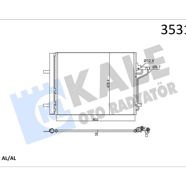 276794568 TURBO RADYATÖRÜ INTERCOOLER POLO 09 A1 11-15 IBIZA IV-FABIA II 6R0145805-6R0145805B