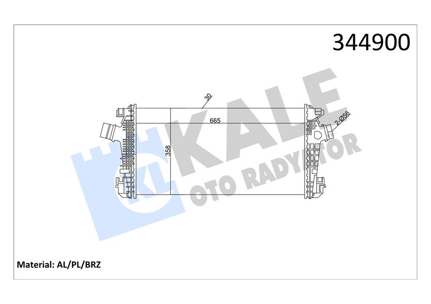 365938484 YAĞ SOĞUTUCU P206-P307-BIPPER-NEMO-SAXO II EŞANJÖR VOLVO S40 1.6D S60 D2 S80 1.6D V40 V50 V70 SUZUKI SX4 1.6DDIS FORD FIESTA CMAX FUSION 1103.K2