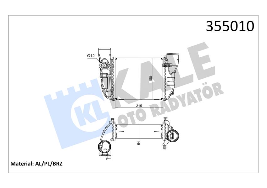 371434999 YAĞ SOĞUTUCUSU A4-A5-A6-A7-Q5-TOUAREG CLAB-CDUC-CLAA 3.0 TDI 08- FEBI 109681 059117021R-059117015P