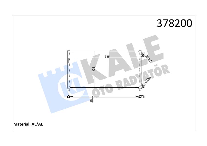 379108103 RADYATÖR ALT HORTUMU FIAT PALIO 1.4 97-02 46462106