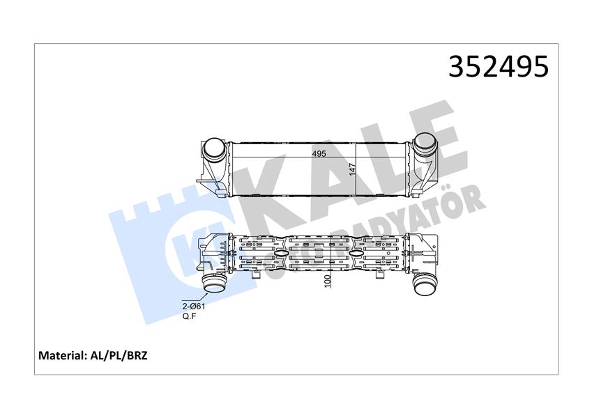 389476873 x RADYATÖR CLASSIC POLO 1.0-1.3 85-94 MEK 322x433x34 867121253L-867121253AB