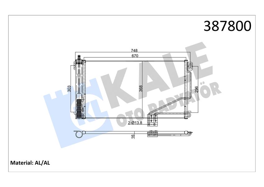 459484967 KLIMA TUPU MERCEDES A-CLASS W168 97 04 A1688300458