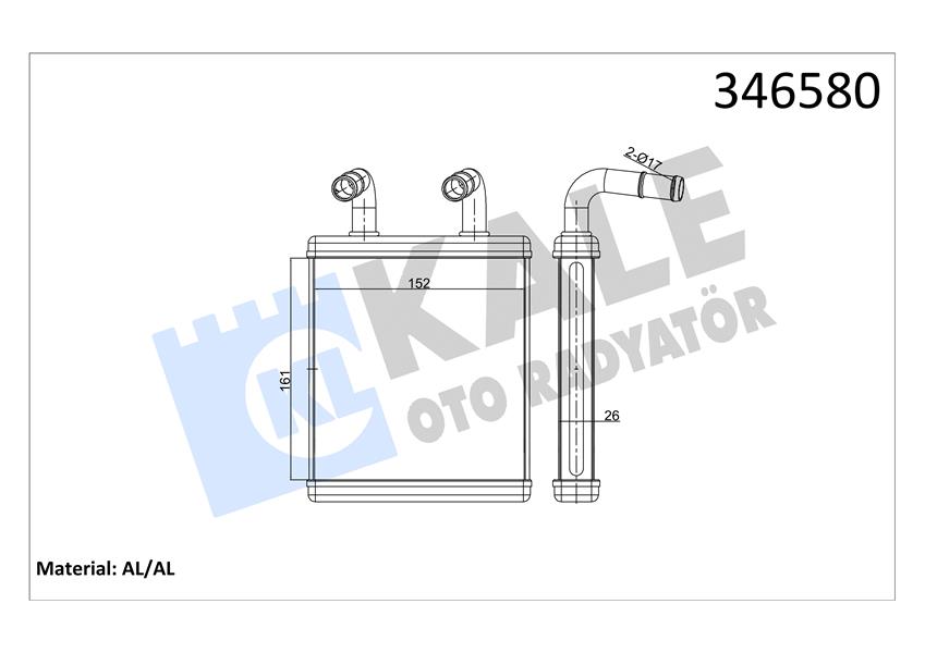 486612674 YAĞ SOĞUTUCUSU ACCENT ERA 1.5 CRDİ 09-12 -CEED-BLUE 1.6 CRDİ 11- D4F TEK 264102A300-264102A501