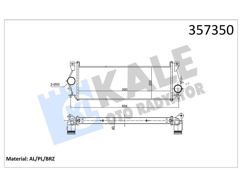 542909220 x RADYATÖR CLASSIC FIAT SEICENTO 1.1 98-10 23x285x450 AC /- 46558704