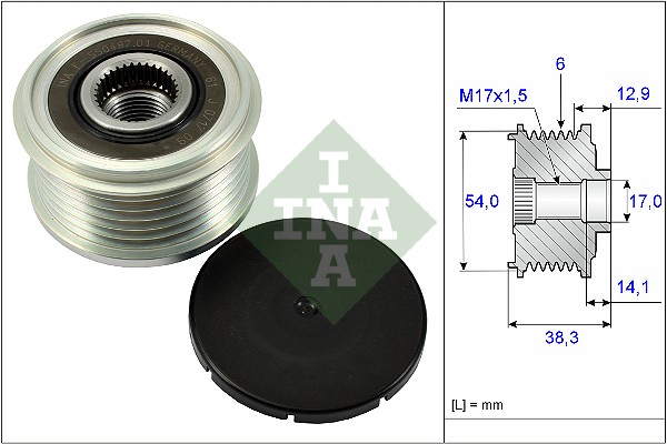 555502244 ALTERNATÖR KASNAĞI ELANTRA 01 SANTAFE 06 TRAJET 01-08 -TUCSON 04-10 -CARENS-CERATO-SPORTAGE 2.0CRDİ 3732227010-3732227012