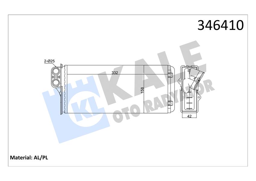 569707829 RADYATÖR ARA HORTUMU R19 1.7-OPEL CORSA 7700742233