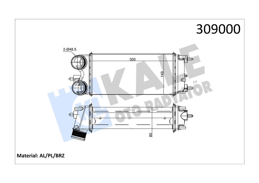 713376056 TURBO RADTYATORU C MAX II FOCUS III TRANSIT CONNECT TOURNEO CONNECT 1.5TDCI 11 1712541BV619L440CD BV61-9L440