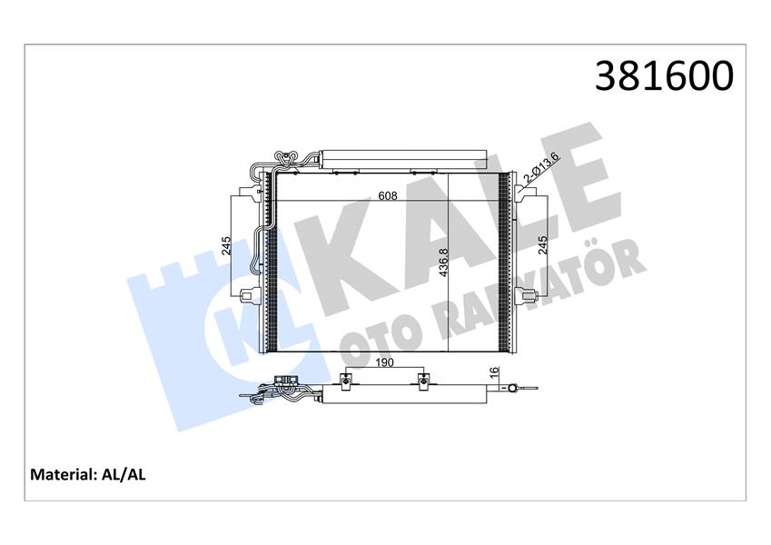 817672074 KLIMA TUPU MERCEDES A-CLASS W168 97 04 A1688300458