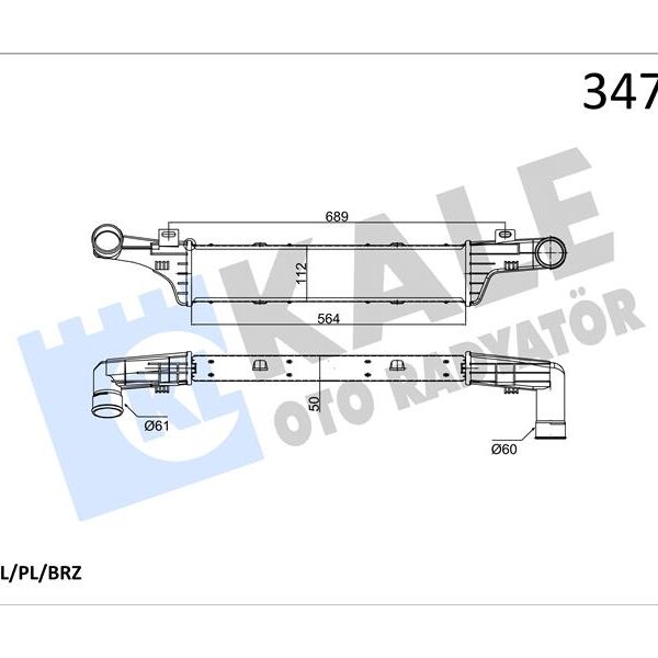 898085697 KLIMA RADYATORU 276DT DISCOVERY 3 L319 04 09 DISCOVERY 4 L319 09 18 LR018403-JRB500040-JRB500130