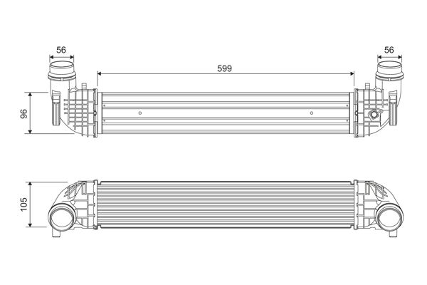 900434642 TURBOSARJ RADYATORU MERCEDES E-CLASS W210 S210 A2105000400