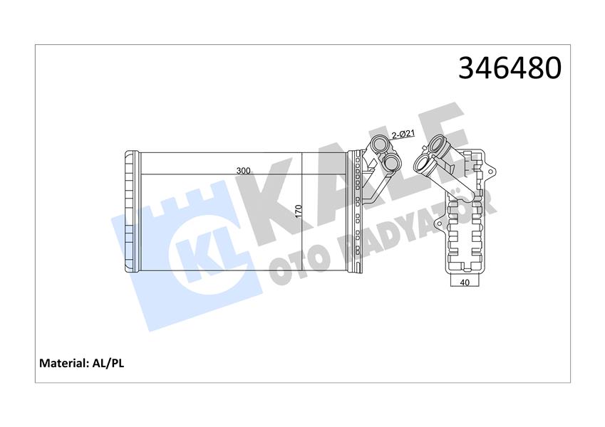 902010996 KALORİFER RDAYATÖRÜ BRAZİNG ACCENT 94-99 -GETZ 1.3 02-06 167x165x26 9722122000-9722122001