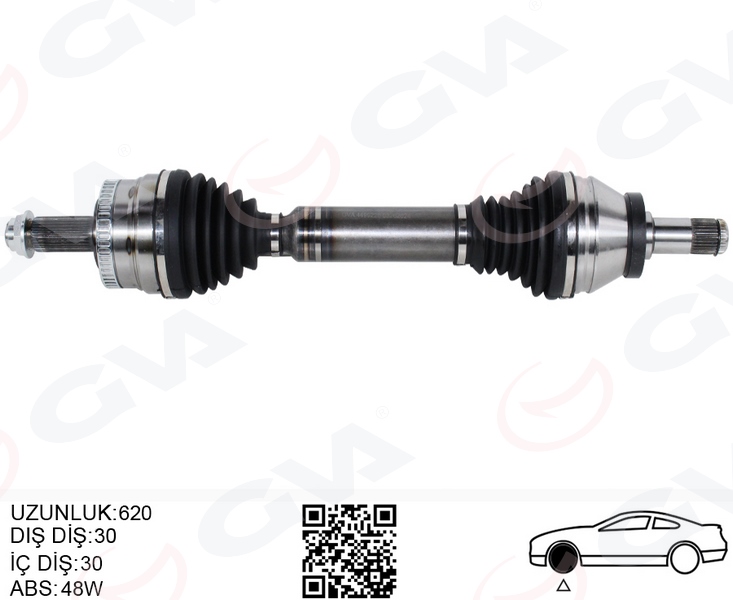 270151084 KOMPLE AKS ÖN SOL RANGE ROVER 3 VOGUE L322 02 12 620MM IED000072-IED500030-TDB000510-IED50