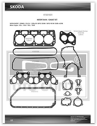 615708348 026147P KÜLBÜTÖR KAPAK CONTA CADDY II 1.4-1.6 95-04 -GOLF III 1.4-1.6 91-97 -POLO 1.0-1.3-1.4 94 030103483K-030103533F