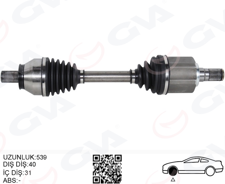 714102549 KOMPLE AKS ÖN SOL RANGE ROVER 3 VOGUE L322 02 12 620MM IED000072-IED500030-TDB000510-IED50