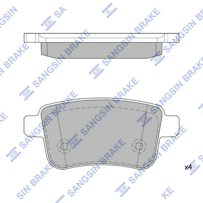 385899736 ÖN BALATA A6 2.7T QUATTRO 97-05 ARKA BALATA DİSK SSANGYONG MUSSO 95 KORANDO 02 4841305000-48413050A0-WVA23242