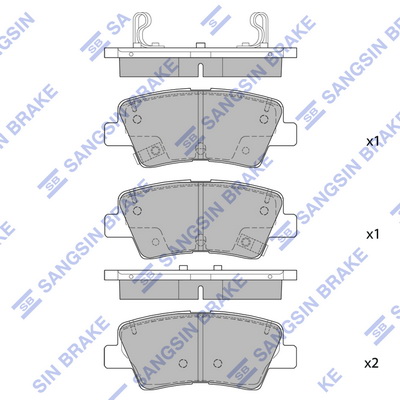 442777200 ÖN BALATA A6 2.7T QUATTRO 97-05 ARKA BALATA DİSK SSANGYONG MUSSO 95 KORANDO 02 4841305000-48413050A0-WVA23242