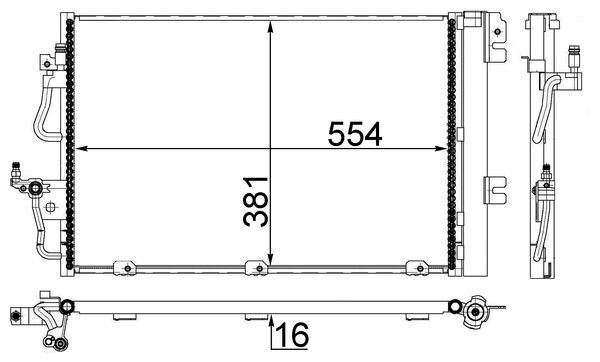 601454531 TERMOSTAT KOMPLE A4-A6 1.8T 100C 06B121111K-06B121111D-06B121111G