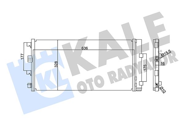 673297146 KLİMA KONDENSERİ DACIA DUSTER AL-AL 8200880551-921008028R