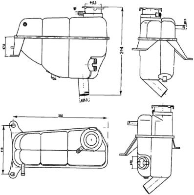 694805129 TERMOSTAT 82C DUCATO 2.5 DZL-TD-TDI 94 BOXER-JUMPER 2.8 TD-JTD 500329622-1338.90