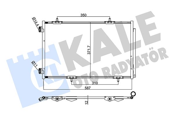 936723488 KLIMA RADYATORU BMW N57N M57N2 E70 E71 F15 F16 64509239992-64536972553