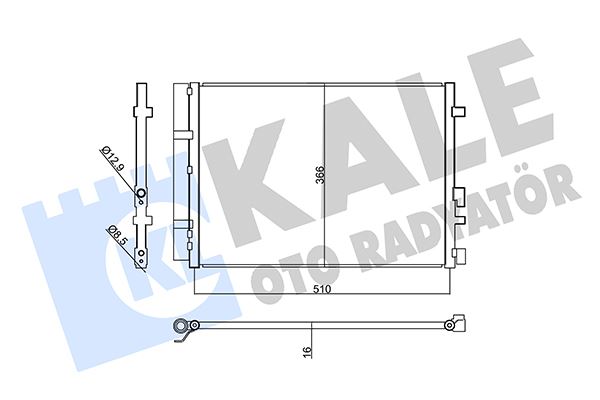 258567530 RADYATÖR ÜST SU FLANŞI A3 GOLF JETTA PASSAT LEON OCTAVIA 06 1K0122291BE