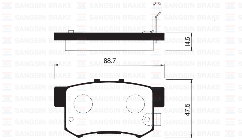 419311802 ÖN BALATA A6 2.7T QUATTRO 97-05 ARKA BALATA DİSK SSANGYONG MUSSO 95 KORANDO 02 4841305000-48413050A0-WVA23242