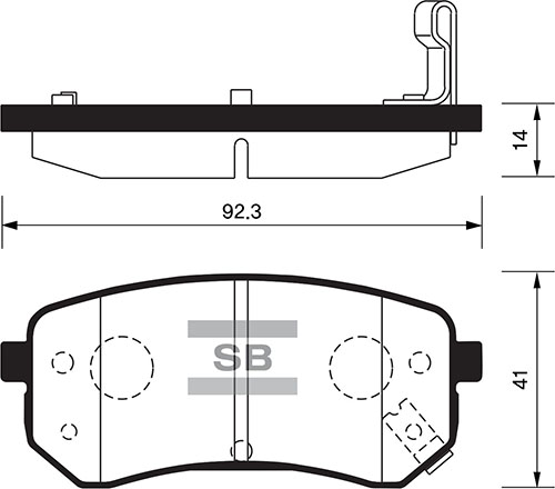 968138535 ÖN BALATA A6 2.7T QUATTRO 97-05 ARKA BALATA DİSK SSANGYONG MUSSO 95 KORANDO 02 4841305000-48413050A0-WVA23242